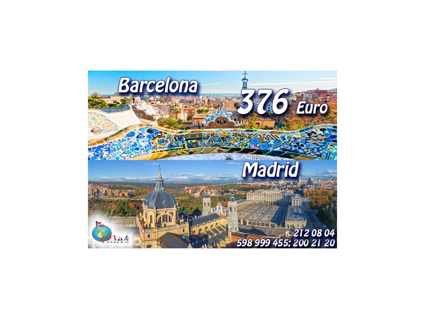 Barcelona-Madrid The Cheapest Price From Mak Tours!