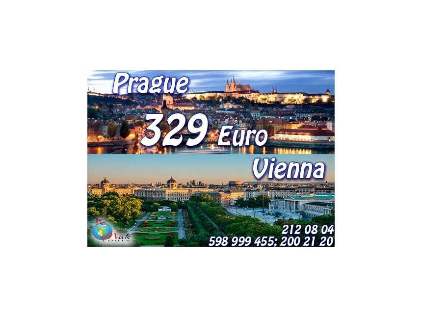 Prague+Vienna 329 Euro