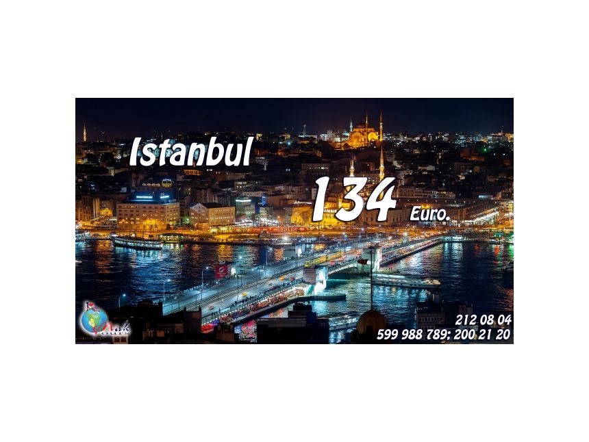 ISTANBUL MAK TOURS-გან!     სრული პაკეტი 134 € - დან!