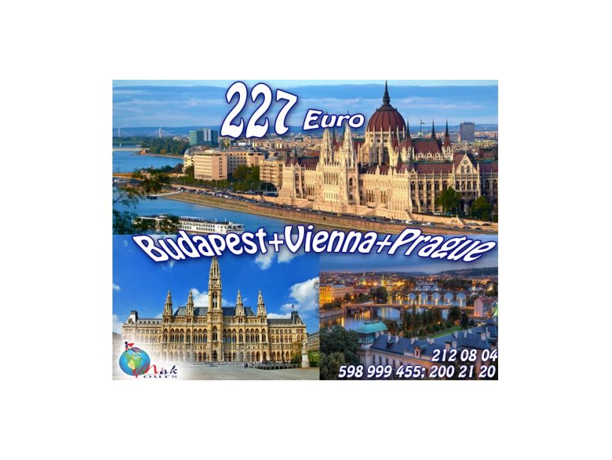 Budapest-Vienna-Prague 227 Euro