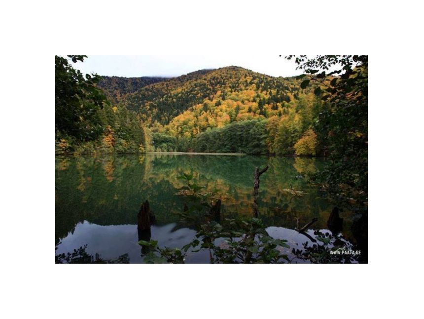 შემოდგომა ბატეთის ტბაზე