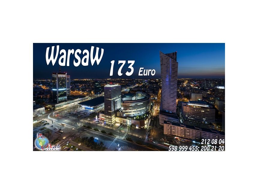 Warsaw - 173 Euro