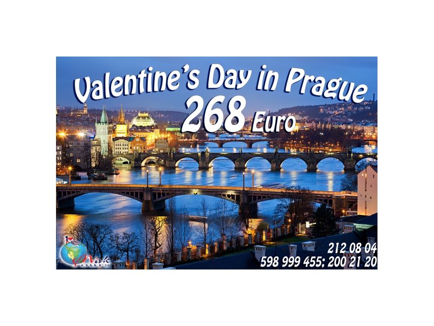 ვალენტინობა პრაღაში Mak Tours-ისგან o!