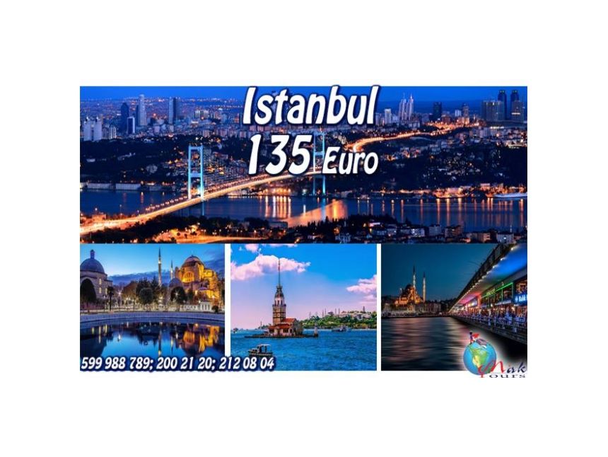 ევროდან სტამბოლის საგზური Mak Tours-ისგან!