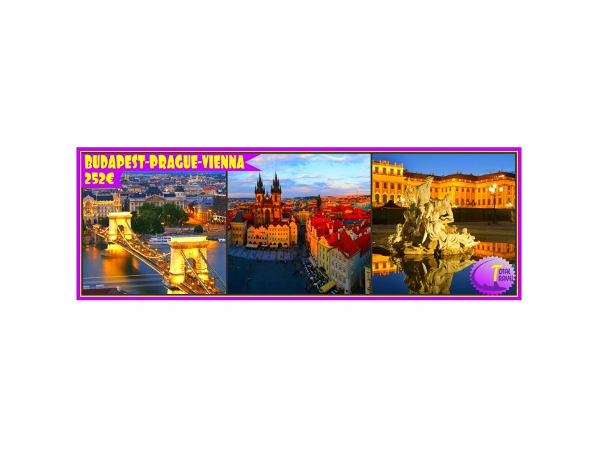 გაატარეთ დაუვიწყარი   დღე ევროპის სამ ულამაზესს დედაქალაქში!