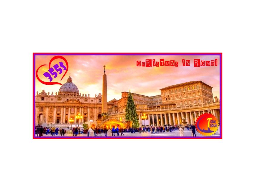 შეხვდით შობის ბრწყინვალე დღესასწაულს რომში!