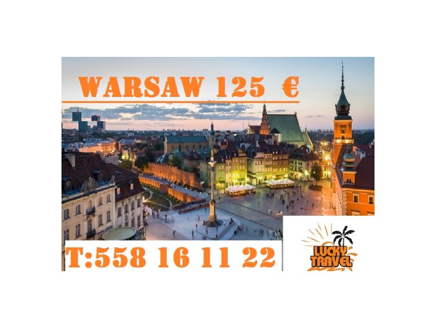 სპეც ფასი! თებერვლის პირველი კვირა ვარშვაში  ევროდ!