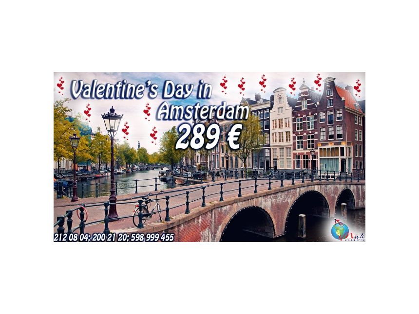 Valentine's Day in Amsterdam from 289 Euro