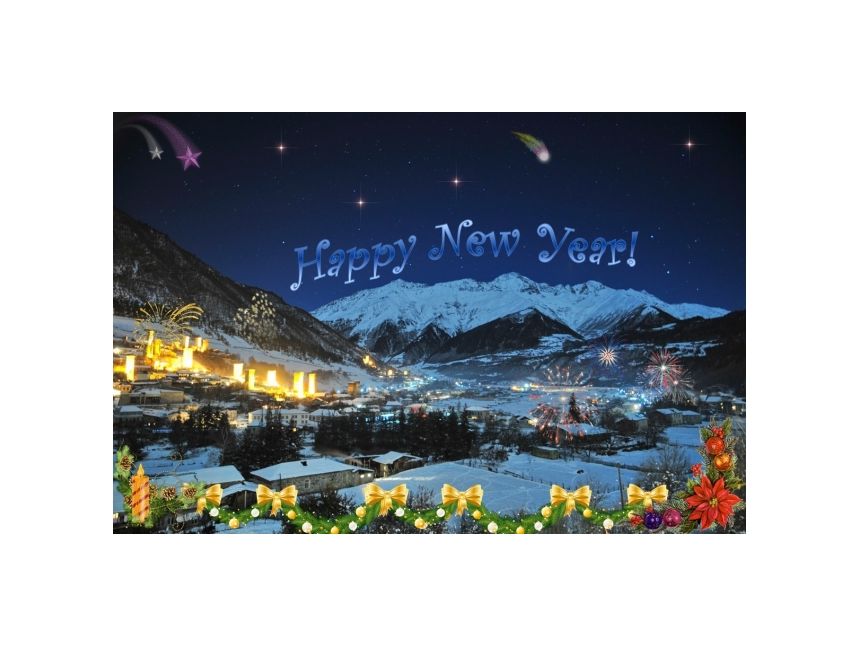 Celebrate New Year in Mestia