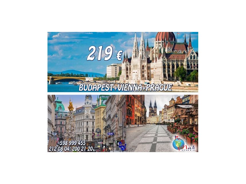 ბუდაპეშტი-ვენა-პრაღა ევროდ Mak Tours-ისგან!
