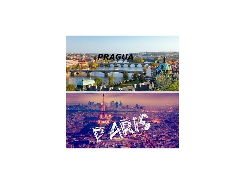 ✈ იმოგზაურეთ პრაღა + პარიზი