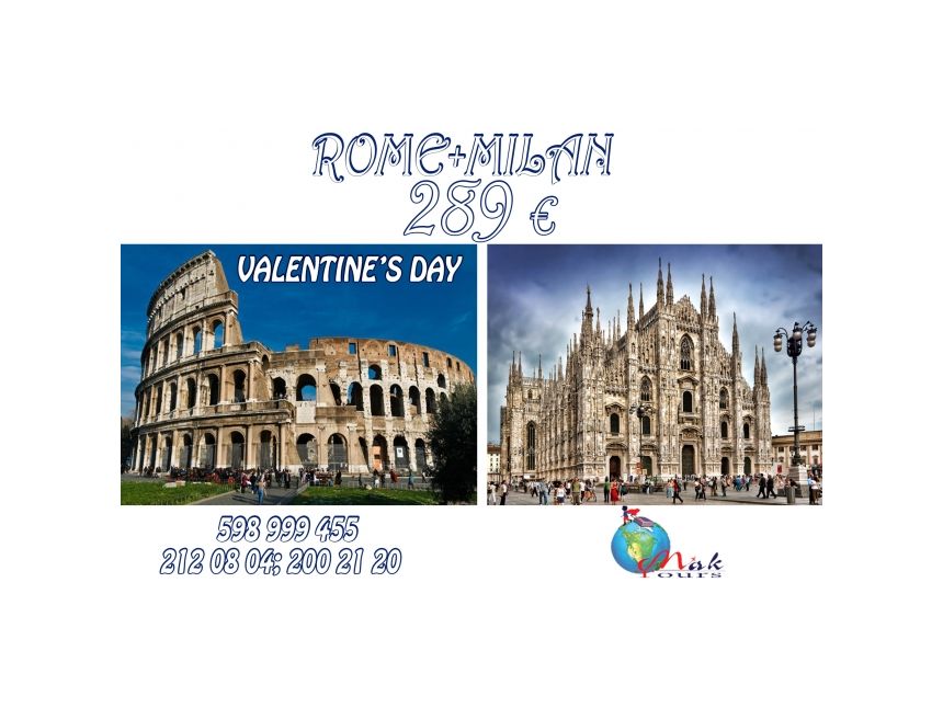 რომი-მილანი MAK TOURS-გან €