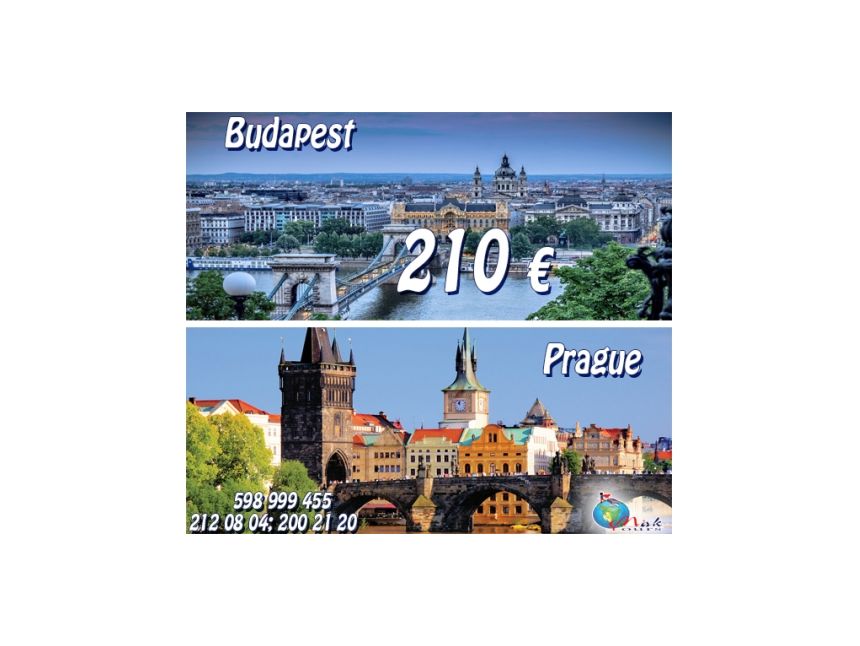 ბუდაპეშტი-პრაღა მხოლოდ ევროდ Mak Tours-ისგან!