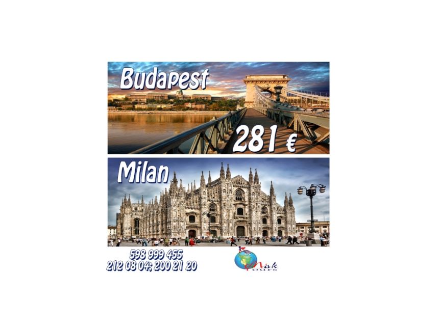 Budapest-Milan from Mak Tours