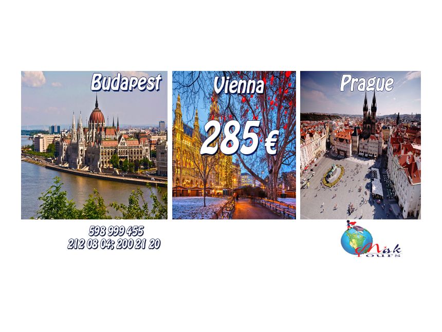 ბუდაპეშტი+ვენა+პრაღა ევროდ Mak Tours-ისგან!