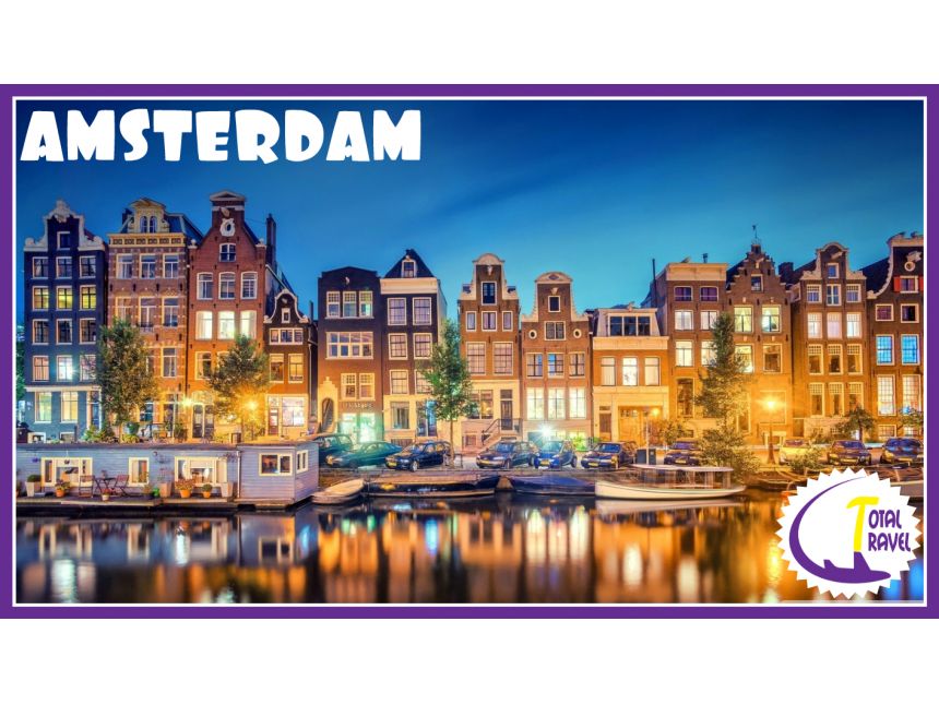 იმოგზაურეთ „TOTAL TRAVEL”-თან ერთად ულამაზეს ქალაქ ამსტერდამში! ტურისტული საგზური -დან