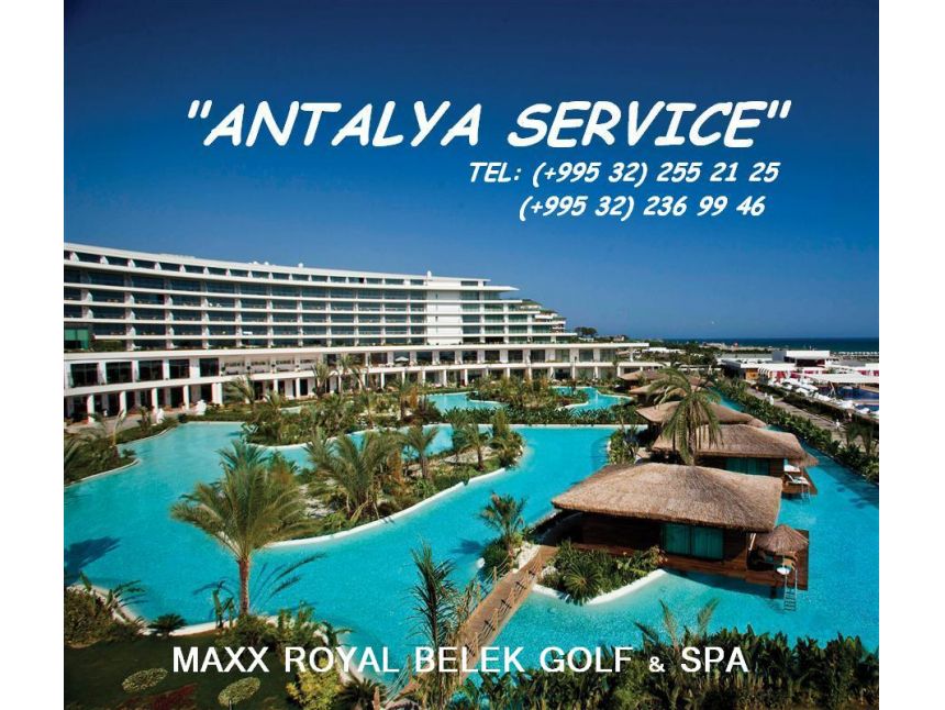 MAXX ROYAL BELEK GOLF & SPA    TEL:255 21 25/236 99 46.