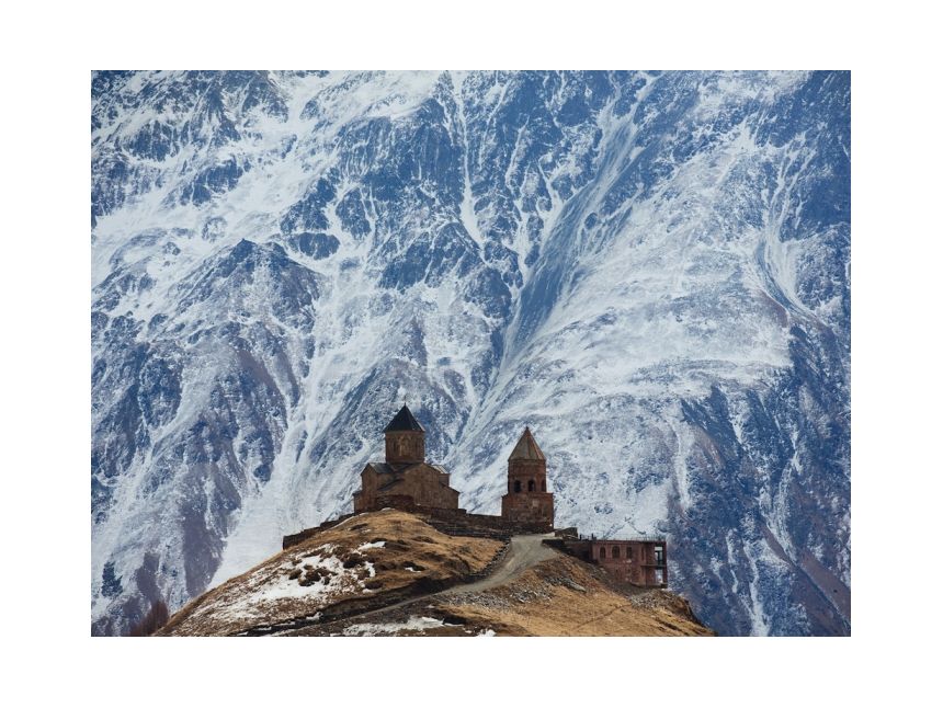 Казбеги - Военно-Грузинскоя дорога через Кавказ