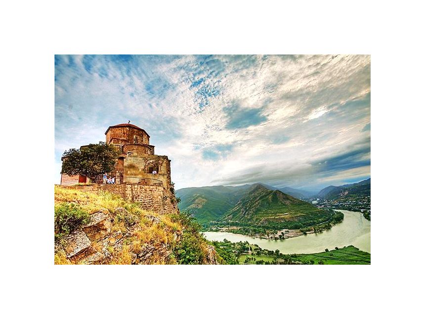  Казбеги - Военно-Грузинскоя дорога через Кавказ