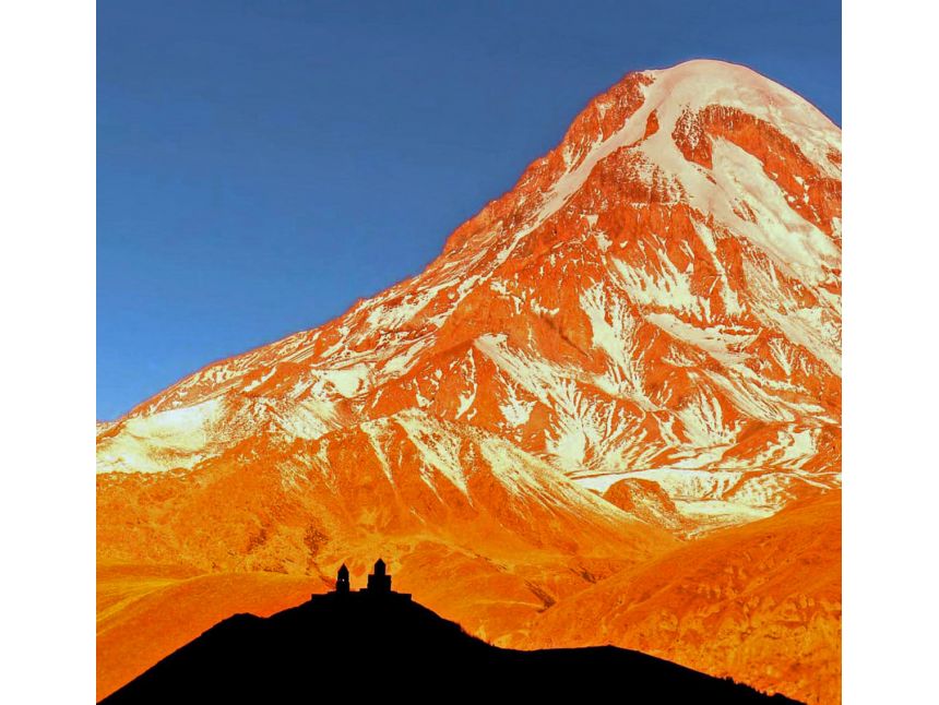  Казбеги - Военно-Грузинскоя дорога через Кавказ