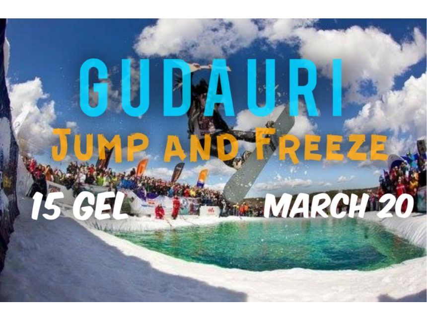 Gudauri-Jump and Freeze!