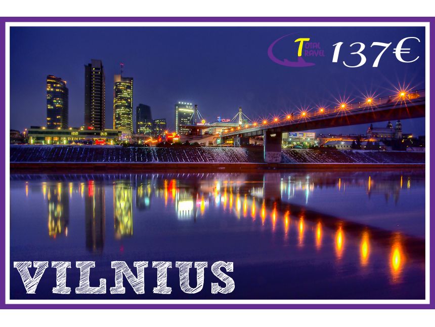 გთავაზობთ ტურს ლიტვის დედაქალაქ ვილნიუში ტურისტული საგზური -დან