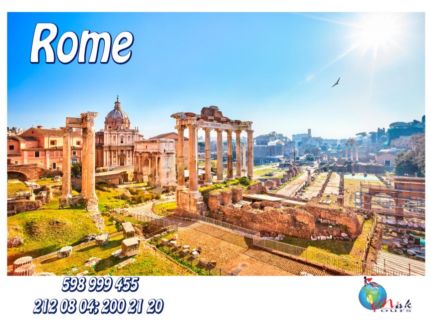 რომის საგზური ყველაზე დაბალ ფასად Mak Tours-ისგან!