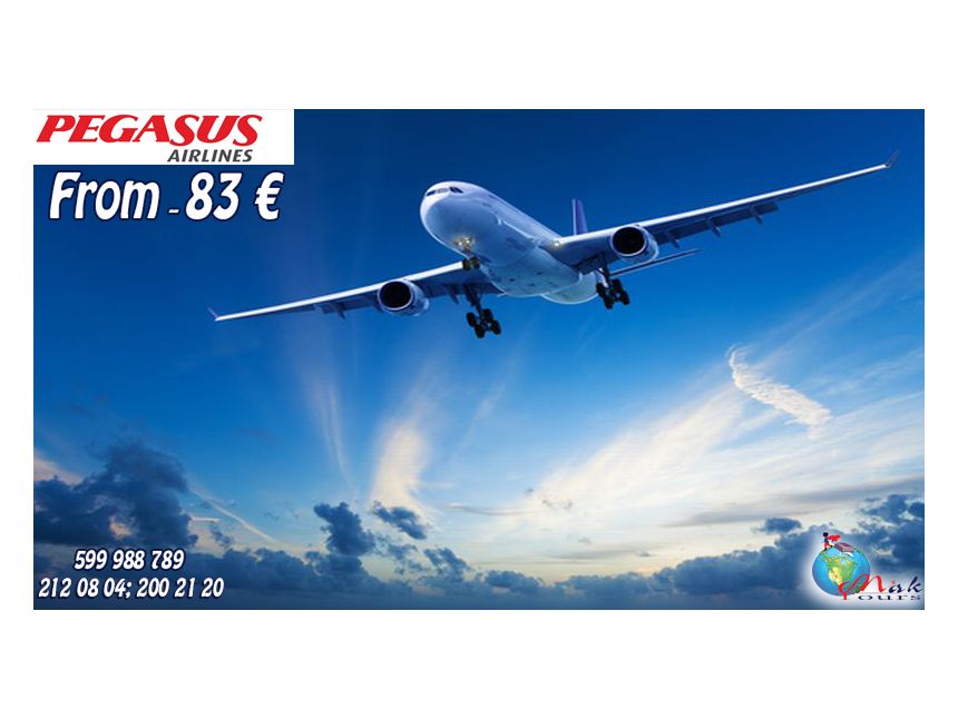 Airtickets from 83 Euro!