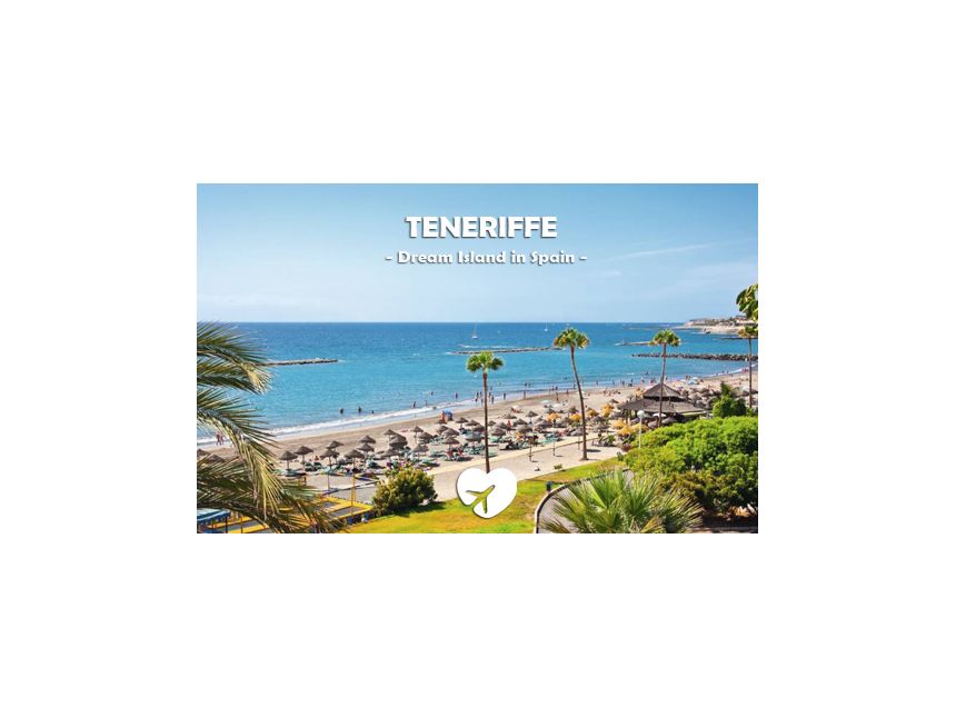 ტენერიფე/ესპანეთი   ფანტასტიურად გრძნობენ თავს, სადაც მზე ესპანური მუხტით ანათებს   ტელ.:    , მობ.:
