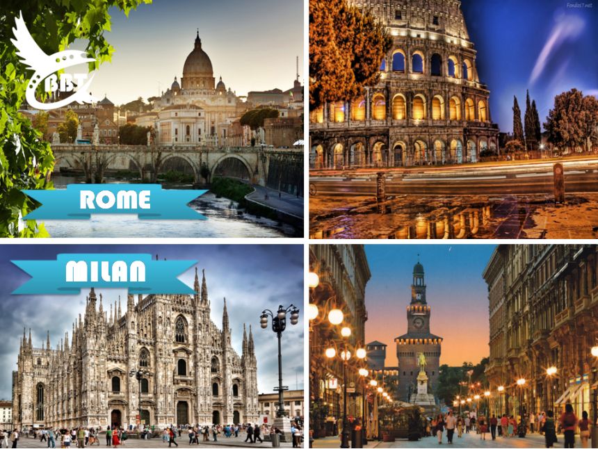 რომი - მილანი ➯ დასავლური კულტურის სამშობლო