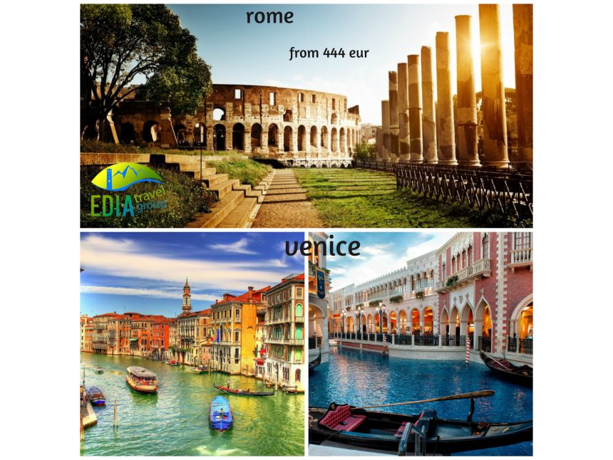 იტალიის ორი ულამაზესი ქალაქი რომი, ვენეცია !!!