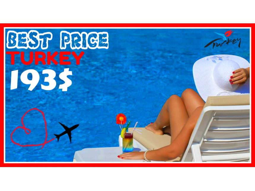 ყველაზე გრანდიოზული ფასდაკლება ! თურქეთის სრული ტურისტული საგზური მხოლოდ -დან