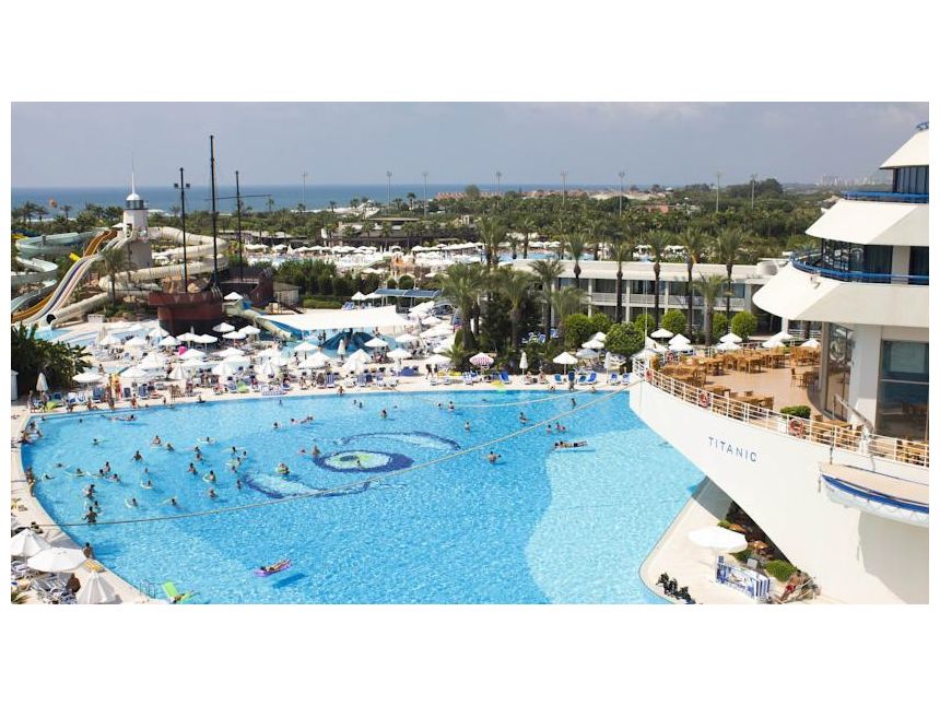 TITANIC BEACH LARA HOTEL * ( სიდე ) -  +სასაჩუქრე ბარათი