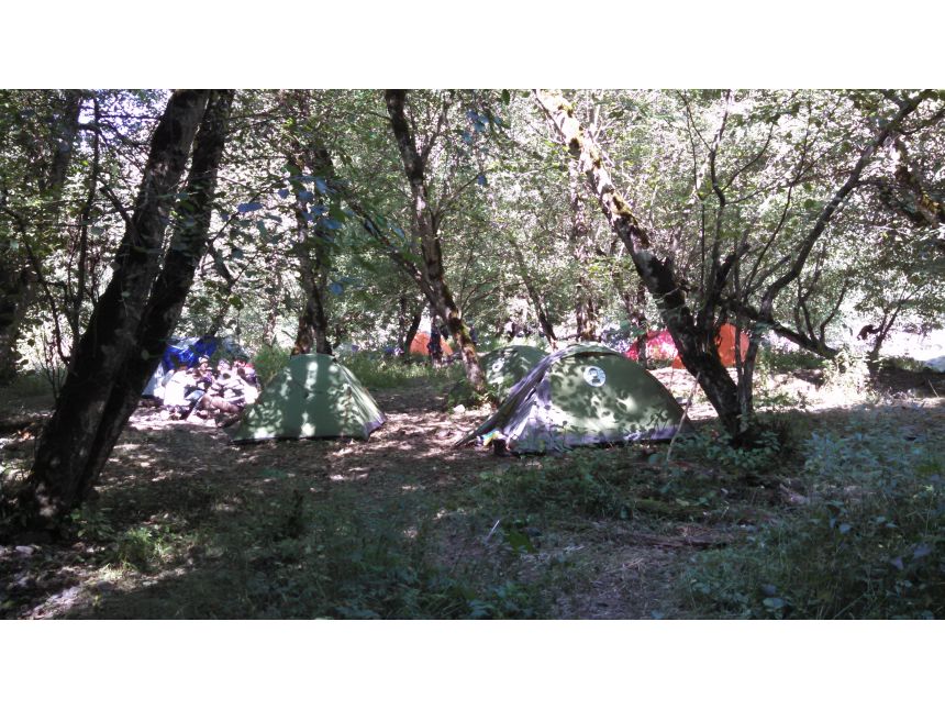  The one-week camp in Pshav-khevsureti