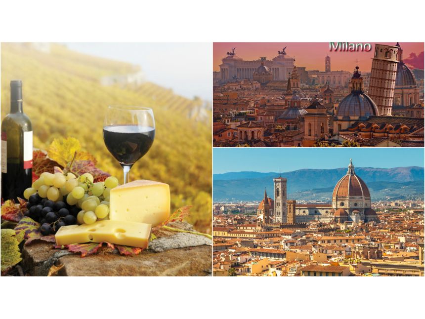 მილანი-ფლორნცია-სიენა-პიზა