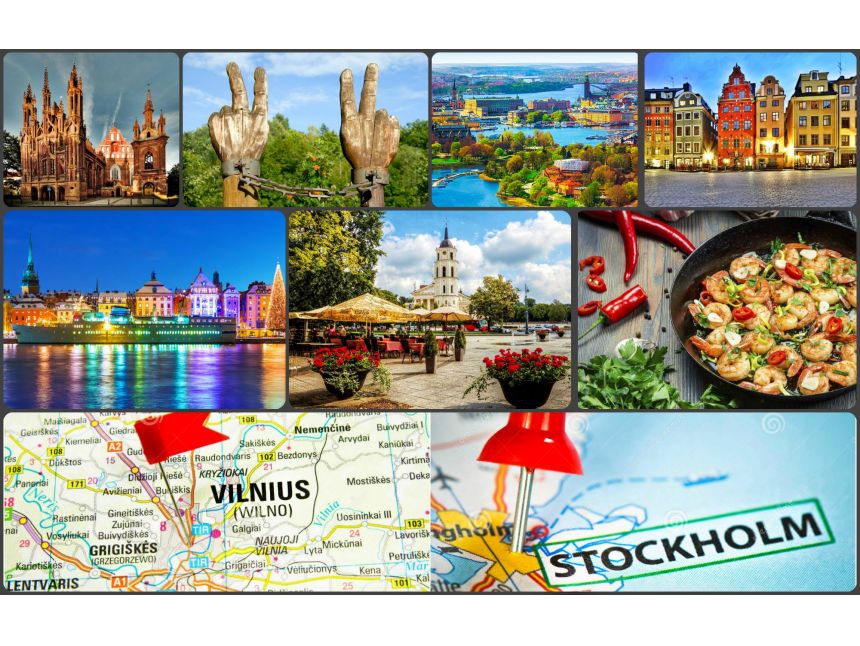ვილნიუსი - სტოკჰოლმი სრული პაკეტის ღირებულება ევროდან!