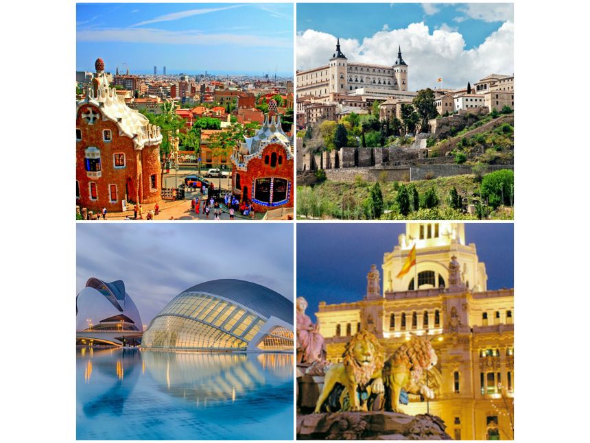 ბარსელონა-ვალენსია-ტოლედო-მადრიდი!