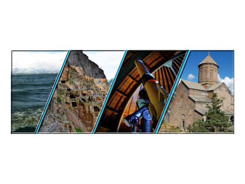 August -: Vardzia, Abastumani observatory, Zarzma, Paravani Lake