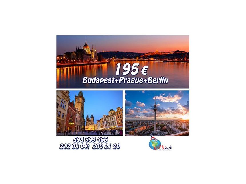 იმოგზაურეთ ევროპის სამ ქვეყანაში სულ რაღაც ევროდ!