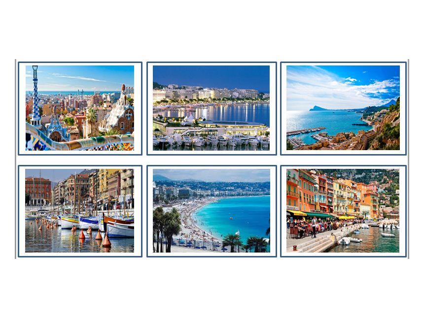 ხმელთაშუა ზღვის ზღაპარი - ესპანეთი + საფრანგეთი + იტალია !!!