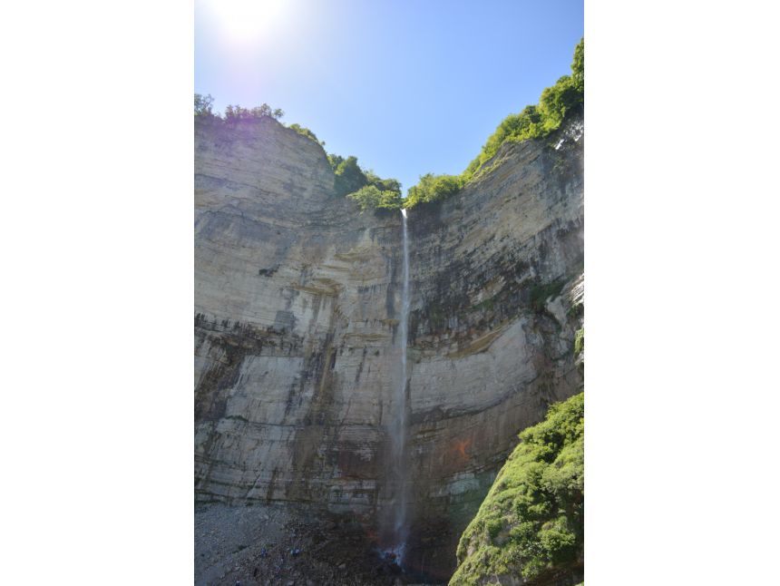 October , Okatse canyon and Kinchkha waterfall