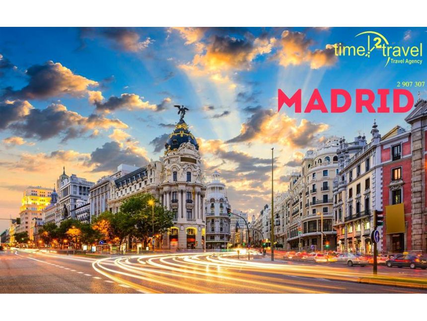 მადრიდი / ესპანეთი - სრული ტურის ღურებულება  ევროდან!!!