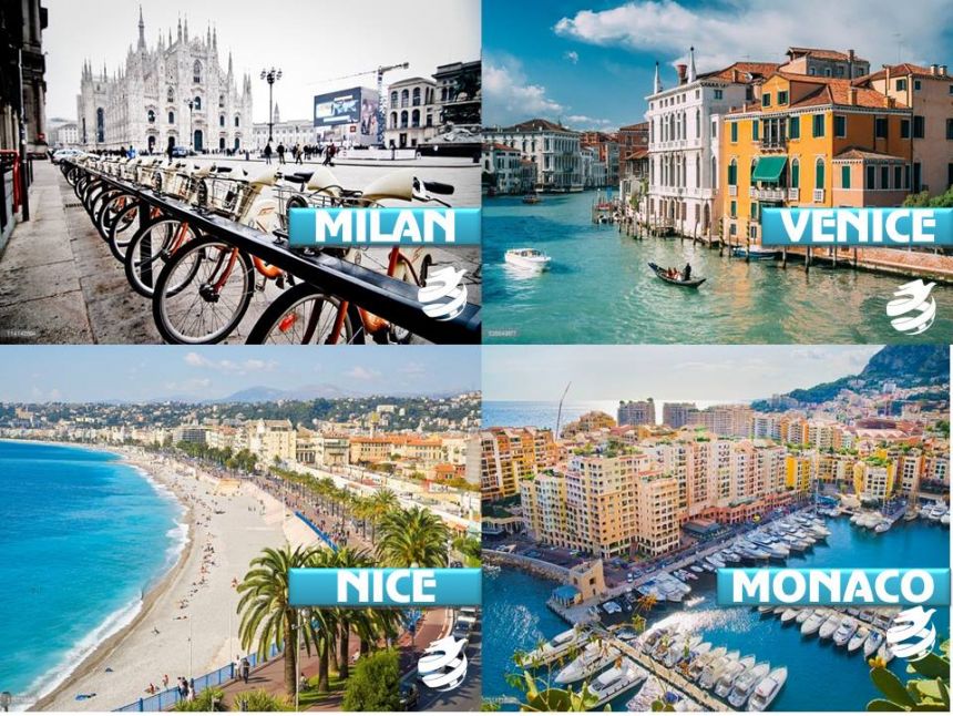 საინტერესო ტური იტალიის და საფრანგეთის შემოგარენში ❗