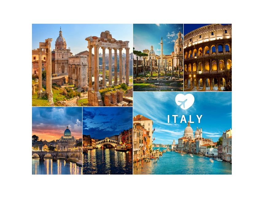 რომი / ვენეცია / მილანი - სრული ტური  ევრო