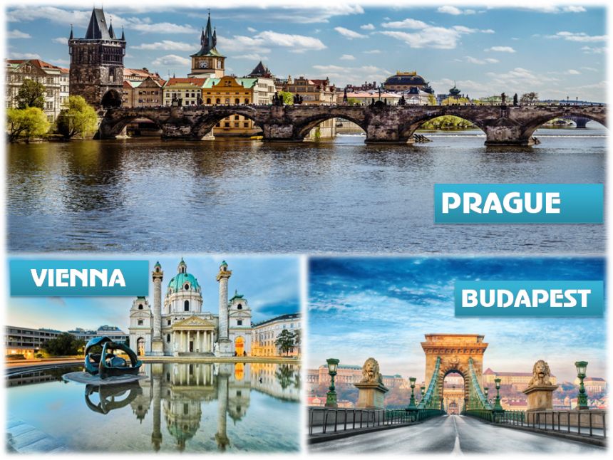 ბუდაპეშტი ☀ ვენა ☀ პრაღა  ევროდ ❗❗❗