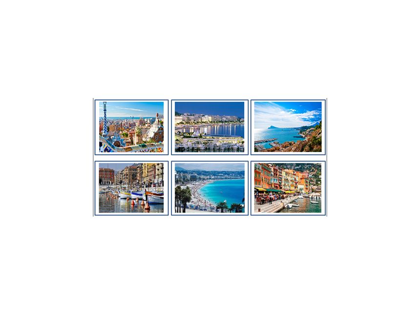 ხმელთაშუა ზღვის ზღაპარი კომბინირებული ტური ესპანეთი + საფრანგეთი + იტალია