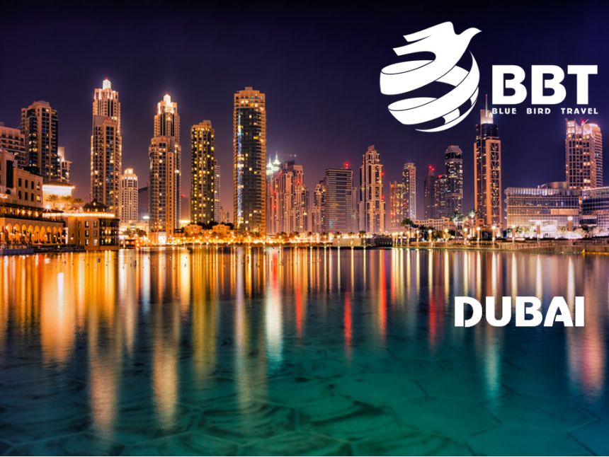 დუბაი - ქალაქი, რომელიც ცნობილია თავისი ცათამბჯენებითა და მაღალსართულიანი შენობებით.