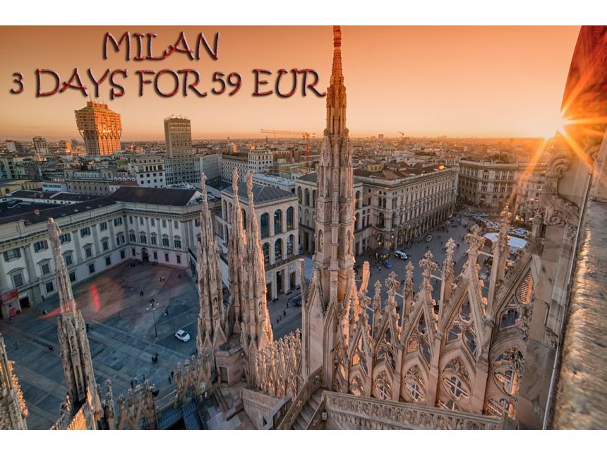 დაუჯერებელი აქცია !!!! მილანი / იტალია - სრული პაკეტის ღირებულება ევროდან!!!