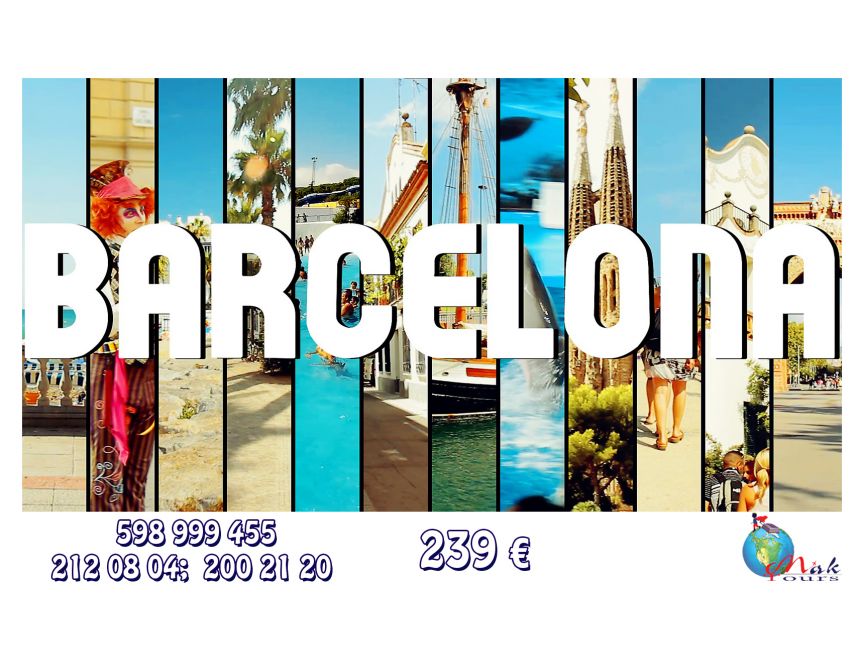 Barcelona from 239 Euros from Mak Tours!!!