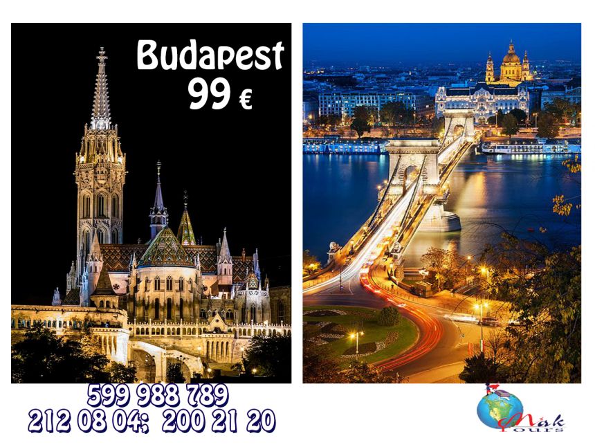 Budapest - უნგრეთი --  €-დან !